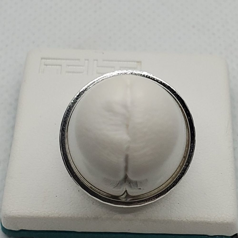 Sterling Silver Engraved Patterned Ring - Picture 3 of 7
